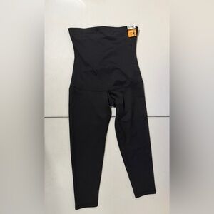 NEW Maidenform FLEXEES Tummy & THIGH SLIMMER LARGE Black  Firm